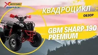 ОБЗОР квадроцикла GBM SHARP 190 PREMIUM от X-MOTORS