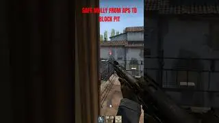 Safe molly from aps to block Pit on Inferno #csgo #counterstrike #csgoclips #shorts