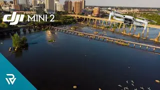 DJI Mini 2 4k Footage - Browns Island - Richmond, VA  🎡