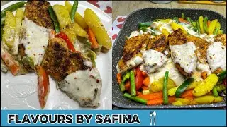 Juicy chicken stake | yummy & creamy | tasty recipe | flavours by Safina 