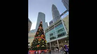 Christmas Tree in front of the Surya KLCC