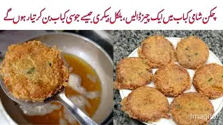Bakery Style Chicken Shami Kabab Recipe | Juicy Chicken Shami Kabab Recipe by Lets Cook With Asia