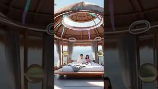 Blending Tradition with Tomorrow: A Happy Family's Futuristic Nipa Hut Home! ❤️