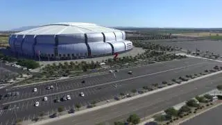 University of Phoenix Super Bowl XLIX Stadium, Glendale, AZ from DJI Phantom 3 Professional