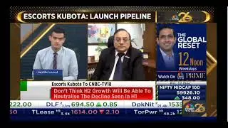 Mr.Bharat Madan in conversation with CNBC TV18 on Construction Equipment Product Launch