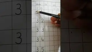 Number development #31_35#spelling of three