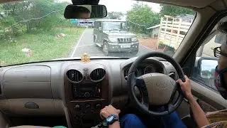 SCORPIO DRIVING🏎️ High Speed💨 Heavy Brake | SKID💥