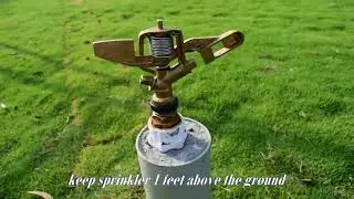 How to Installing water sprinkler in lawn in hindi - POLYSIL