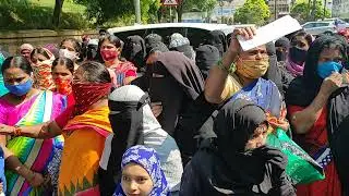 hungama protest against flood scam in Hyderabad GHMC head office 09/11/20(5)