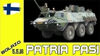 ☢️PATRIA PASI: vehículo blindado transporte (APC) 6x6 de Finlandia - Finnish 6x6 armored personnel☢️