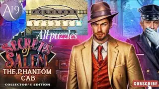 Secrets of Salem: The Phantom Cab All Puzzles walkthrough 