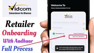 Vidcom Retailer Onboarding ( KYC ) Process by @DailyBusinessOfficial
