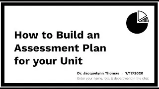 How to Build an Assessment Plan for Your Unit - 7.17.20