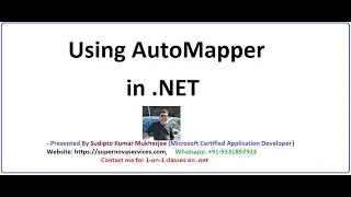 AutoMapper in ASP.NET Core MVC + Console App | Full Example with Reverse Mapping & DTOs Explained