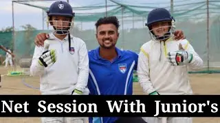 First Net Session With Junior's 😍 Cricket With Vishal Vlogs