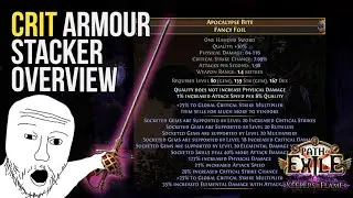 Crit Armour Stacker Build Overview 🔥 | Path of Exile 3.27