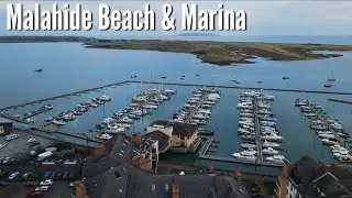 Malahide Beach & Marina | County Dublin | Ireland | 4K Aerial Film