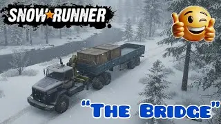 Mission 🚧&ldquo;The Bridge&rdquo; in White Valley &mdash;🧊 Heavy Haul in Alaska | SnowRunner🚛