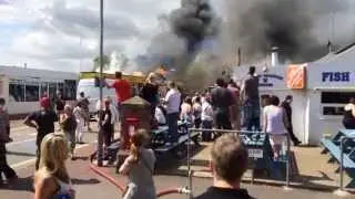 Hemsby Chip Shop Fire 31 July 2015