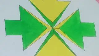 How to draw |geometric pattern 🔵 3D optical illusion 💿📀 figure - ground illusion drawing ✨ idea 💡