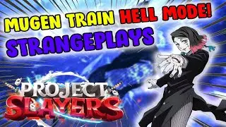 FIRST ATTEMPT AT MUGEN TRAIN HELL MODE REACTION! {Project Slayers} | Update 1.5