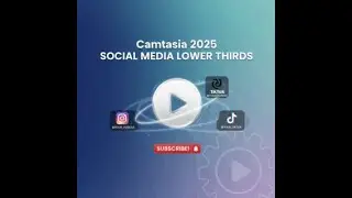 Бесплатные шаблоны для социальных сетей Camtasia: нижняя титра