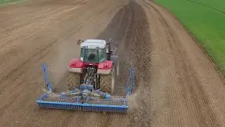 Mf7499 mit Lemken Kreiselegge AgrarJ&auml;ger 2K17