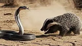 Cobra vs black scropion , Honey badger fight World