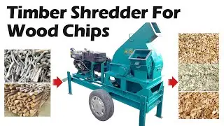 Timber Shredder Machine: A Great Tool For Fine Wood Chips Processing