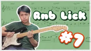 Yoryorkkk | Rnb Guitar Lick #7 - Guitar Lesson ( With TABS )