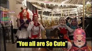 Ironmouse meets Cute Umamusume Cosplayers 