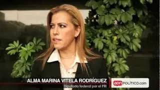 PERFIL: Alma Marina Vitela Rodr&iacute;guez, diputada por el PRI