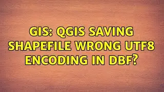 GIS: QGIS saving shapefile wrong utf8 encoding in DBF?