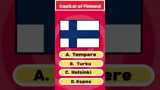 Capital of Finland🔥 | Can You Pass This Challenge? #Shorts
