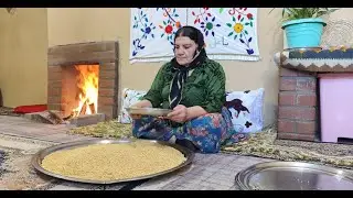 A Peaceful Village Morning to Noon 🌞|  Iranian Rural Winter Routine