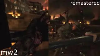 Modern Warfare 2 Remastered vs MW2 (HELICOPTER CRASH)