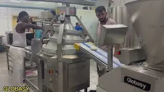 GLOBASY Equipment. - Dough Processing Line for #baguette #hamburger #sandwich and #loafbread .
