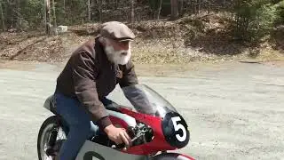 1962 Bultaco TSS 125, snapp&rsquo;n and krack&rsquo;n! Or bark&rsquo;n like a dog!!