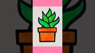 How to draw Aloe Vera plant