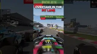 OVERTAKE IN THE PIT LANE 🤔 #f1 #formula1 #f124 #f123 #f1game