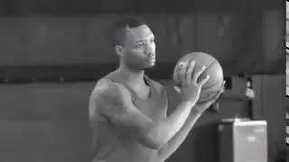 Damian Lillard at The Practice Facility