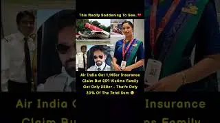The information in the image regarding the Air India crash compensation is correct, #trending #video