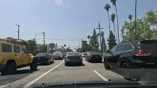 Encino Village: A 4K City Drive Experience. Los Angeles, California