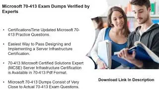 Actual Microsoft 70-413 Exam Dumps With Passing Guarantee | CertificationsTimes