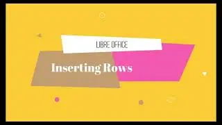 Inserting Rows