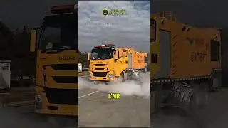 La Chine utilise des moteurs &agrave; r&eacute;action pour d&eacute;givrer les routes ❄️🔥#shorts