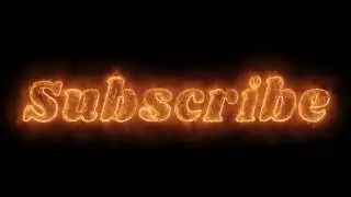 #Subscribe Word Hot #Animated Burning #Realistic Fire Flame Loop.