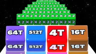 Jelly Run 2048 vs Toy Spring - ASMR Gameplay (Freepya, New Update) All Max Level 