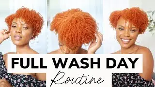 The BEST Wash & Go Technique for kinky/Coily Hair - DEFINITION & VOLUME 🔥