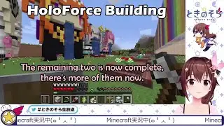 Sora And Ollie's Reactions To Holoforce 4th Gen Chibi Drooling Building【Hololive Eng Sub】